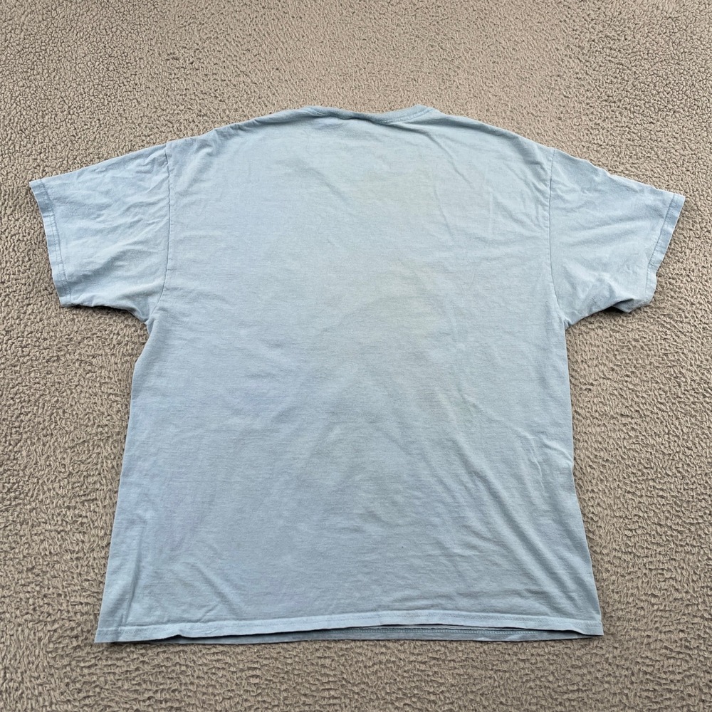 Batman T-Shirt Mens XL Blue Joker Graphic Japanese Katakana Fruit Of The Loom - Picture 2 of 7